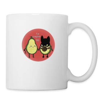 Couple vegan - Mug blanc - blanc - Droite