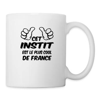 MEILLEUR INSTIT - Mug blanc - blanc - Droite