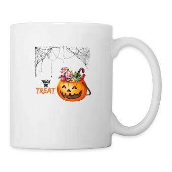 Halloween : Bonbons ou friandise - Mug blanc - blanc - Droite