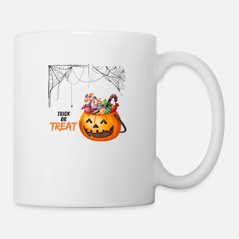 Halloween trick or treat - Mug - white