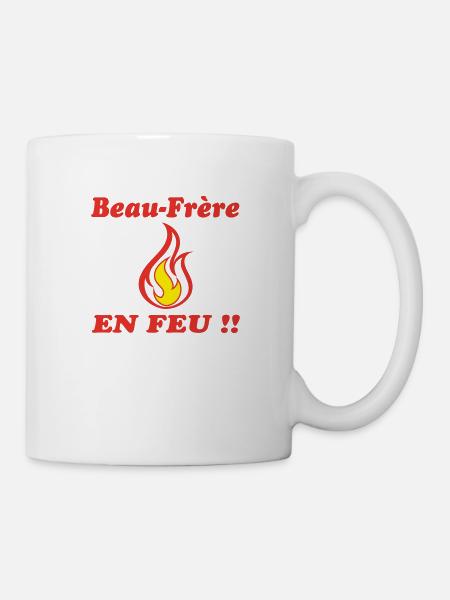 Schwager ON FIRE - Tasse - Weiß