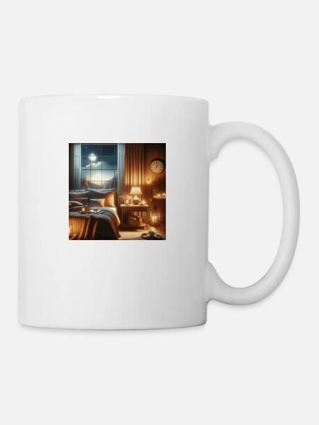 Schlafzimmer - Tasse - Weiß