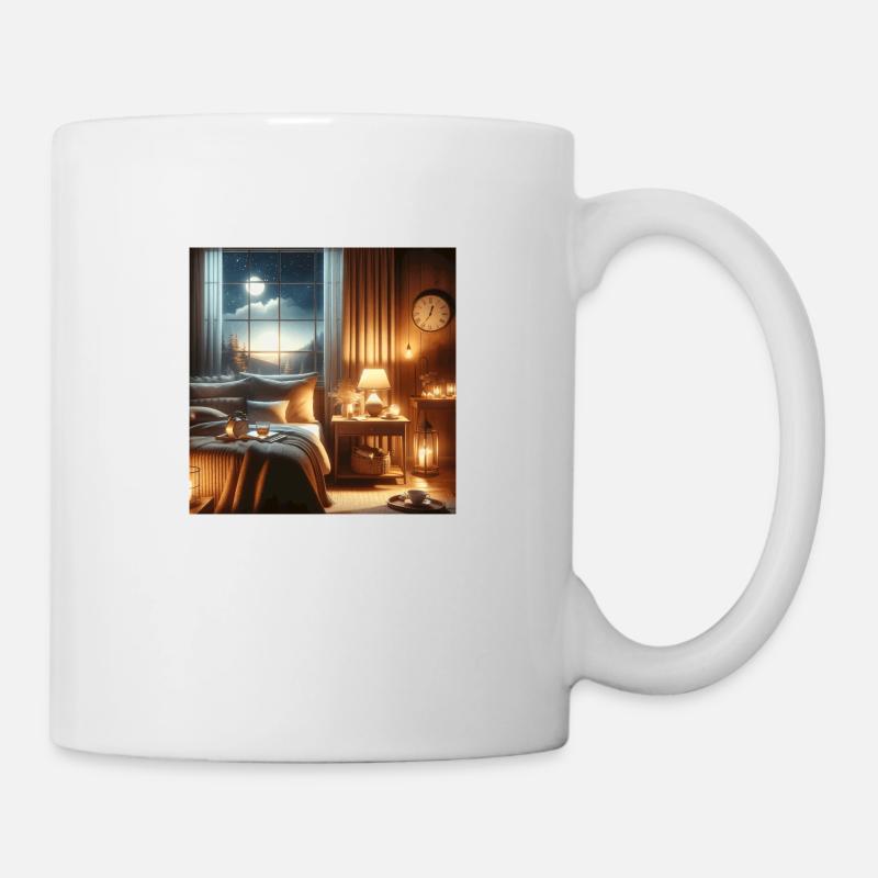 Schlafzimmer - Tasse - Weiß