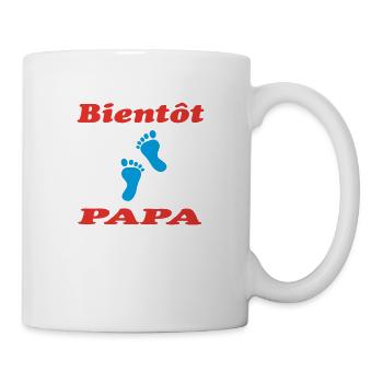 BALD VATER - Tasse - Weiß - Rechts