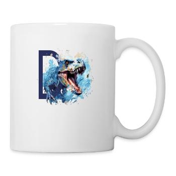 D - Dinosaur - Dinosaurier - Mug - white - Right