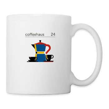 Bauhaus Minimalism Design Bialetti Coffee - Mug - white - Right
