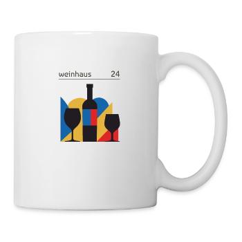 Bauhaus weinflasche wein glas - Tasse - Weiß - Rechts