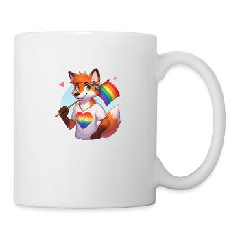 Pride Fox - Mug - white - Right
