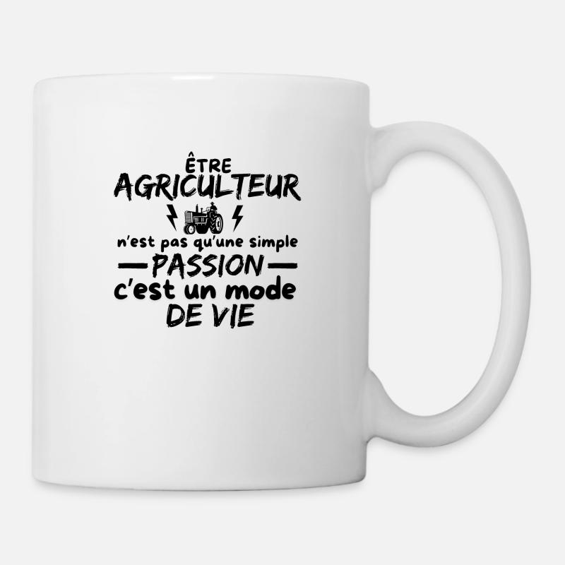 AGRICULTEUR - Mug blanc - blanc