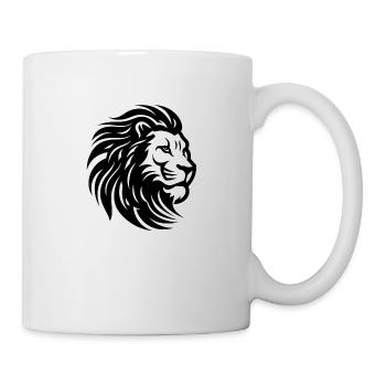Löwe - Tasse - Weiß - Rechts