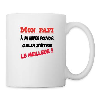 Mein Opa ist der Beste - Tasse - Weiß - Rechts