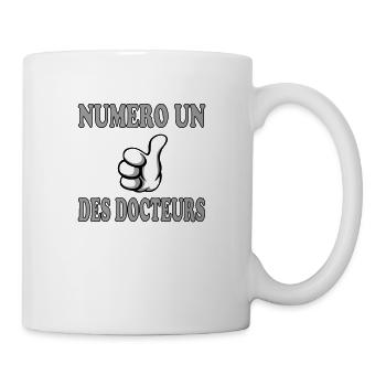 Numéro un des DOCTEURS - Mug blanc - blanc - Droite