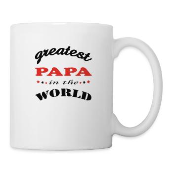 Greatest PAPA in the world - Mug - white - Right