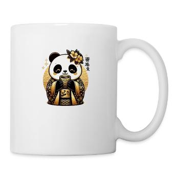 Süßes Panda-Teegetränk - Tasse - Weiß - Rechts