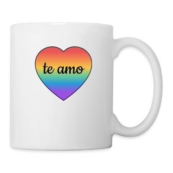 Te amo I love you in Spanish - Mug - white - Right