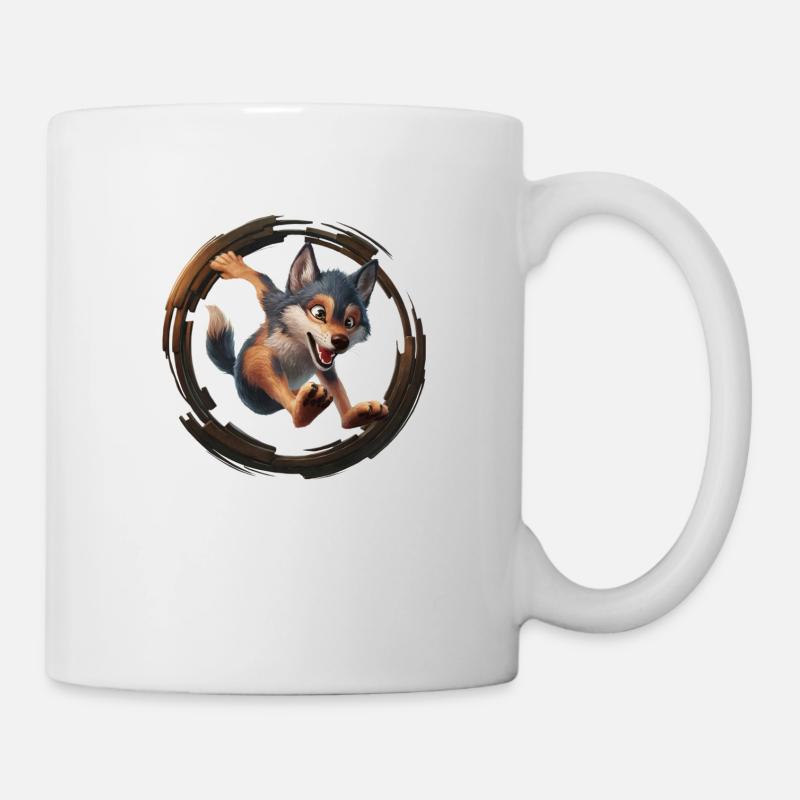 ContexteGomme 20240608 115018704 petitWolf - Mug blanc - blanc