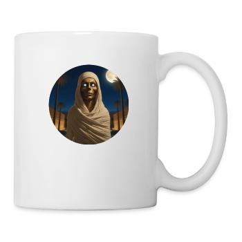 Mumie - Tasse - Weiß - Rechts