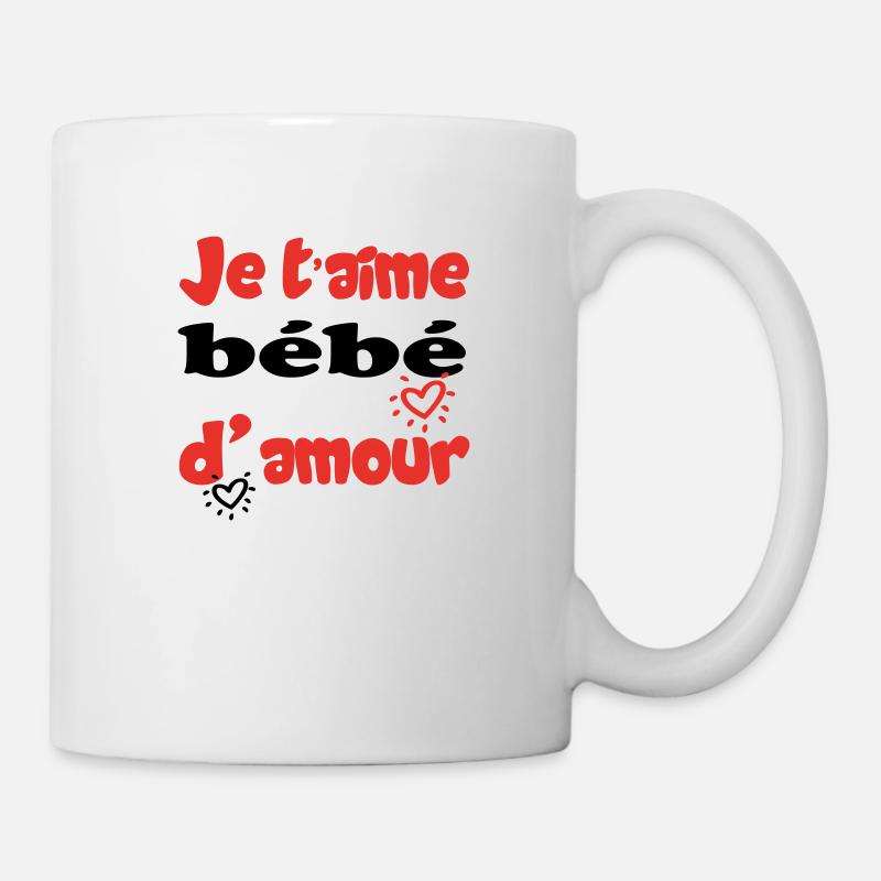 Je taime bébé d'amour - Mug blanc - blanc