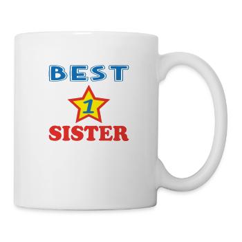 BEST SISTER - Mug blanc - blanc - Droite