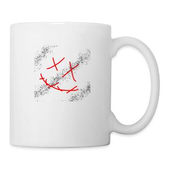 Deathly smile - Tasse - Weiß - Rechts