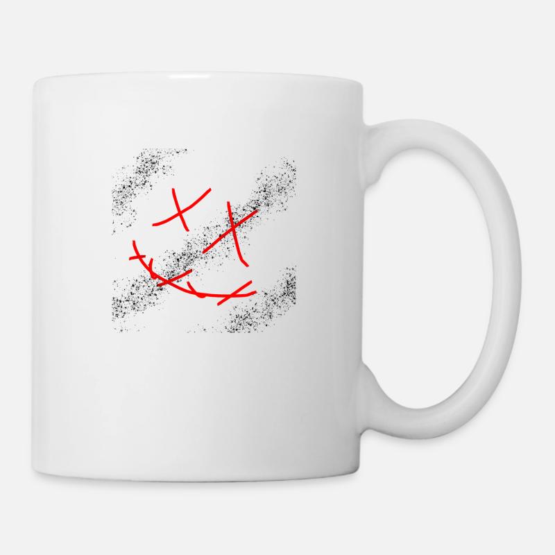 Deathly smile - Tasse - Weiß