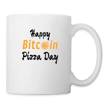 Happy Bitcoin Pizza Day - Mug - white - Right