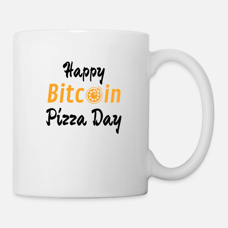 Happy Bitcoin Pizza Day - Mug - white