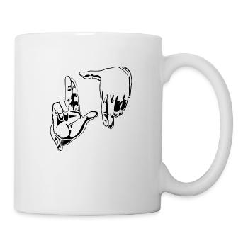Photo Seeking Hands - Mug - white - Right