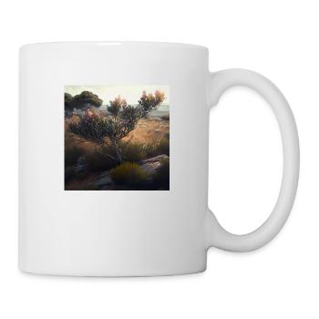 Outback blüht - Tasse - Weiß - Rechts