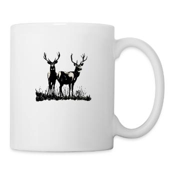La chasse comme tradition et nécessité - Mug blanc - blanc - Droite