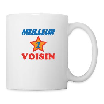 Meilleur VOISIN - Mug blanc - blanc - Droite