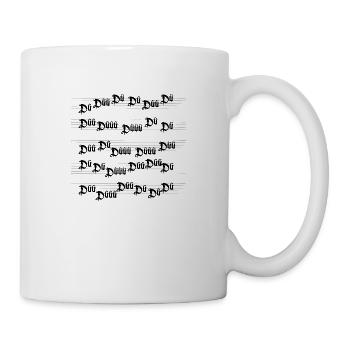 Bande-son magique - Mug blanc - blanc - Droite