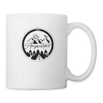 Ausgewildert Logo transparent - Tasse - Weiß - Rechts
