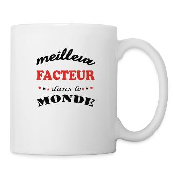 MEILLEUR FACTEUR DANS LE MONDE - Mug blanc - blanc - Droite