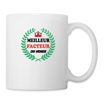 MEILLEUR FACTEUR DU MONDE - Mug blanc - blanc - Droite