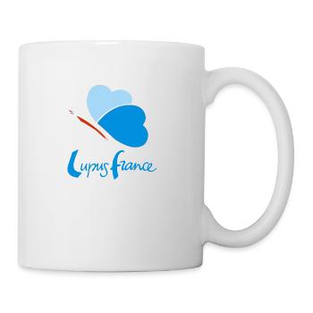 logo Lupus France - Mug blanc - blanc - Droite