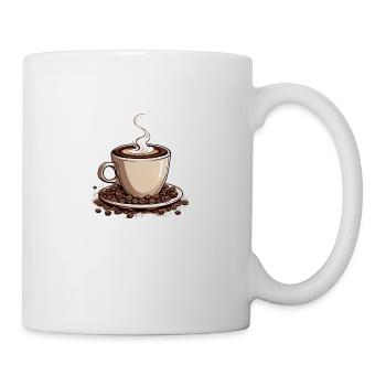 Coffee Cappucciono Morning Grouches - Mug - white - Right