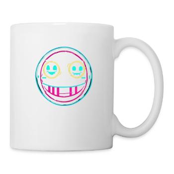 Neon smile - Tasse - Weiß - Rechts