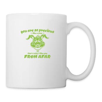 Lustiger Reim - You are so precious like a star - Tasse - Weiß - Rechts