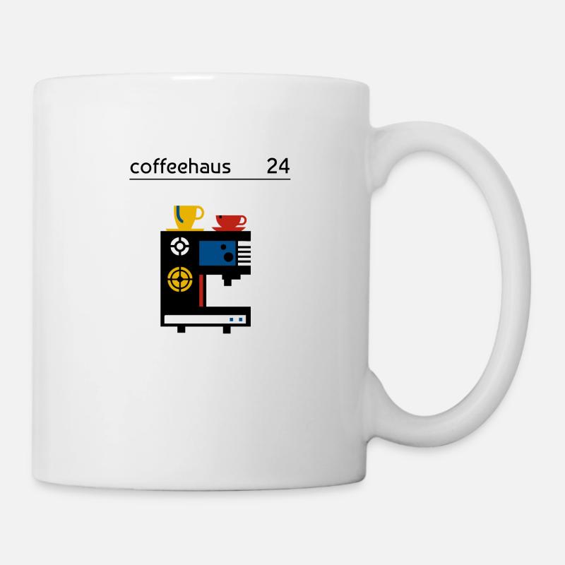 Machine à café Bauhaus - Mug blanc - blanc