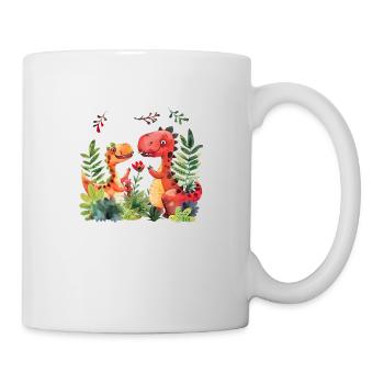 Why are dinosaurs so popular with children? - Mug - white - Right