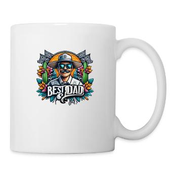 Meilleur papa - Mug blanc - blanc - Droite