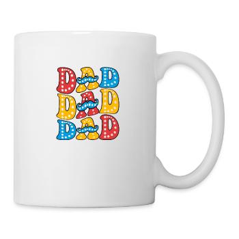 DAD DAD DAD - Mug - white - Right