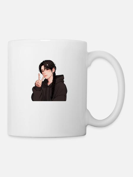 Junge - Frieden, Junge Friedenszeichen - Tasse - Weiß