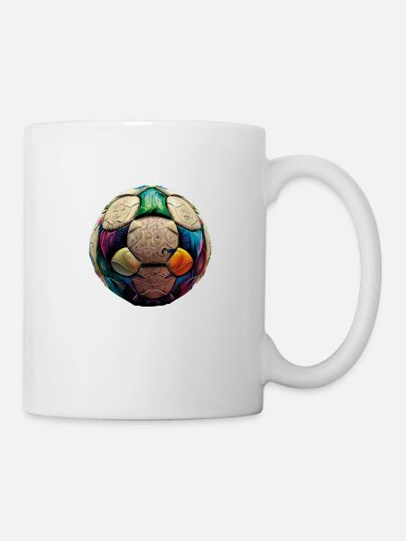 Football abstract - Mug - white