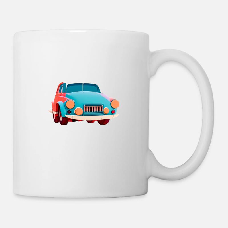 Old Abstract Car - Mug - white