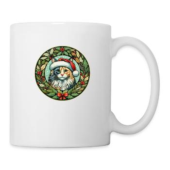 Calico Weihnachten verdünnen - Tasse - Weiß - Rechts