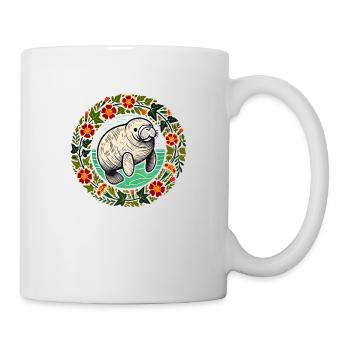 Seekuh - Tasse - Weiß - Rechts
