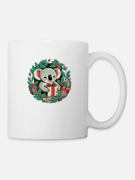 Ours koala de Noël - Mug blanc - blanc