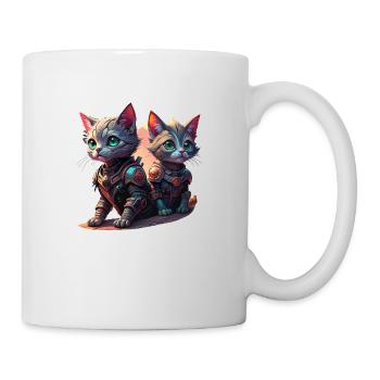 Cyborg Cats - Mug - white - Right